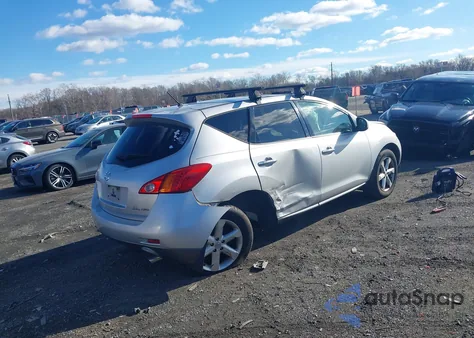 2009 Nissan Murano Sl z USA, uszkodzony, nr VIN JN8AZ18W59W134641